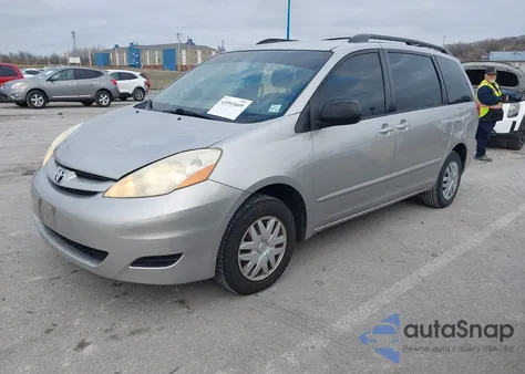 2006 Toyota Sienna Ce z USA, uszkodzony, nr VIN 5TDZA23C06S519366